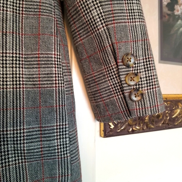 Lucky brand Plaid Double Breasted blazer size XS NWT - Picture 5 of 9